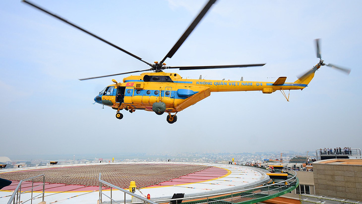 Hàng loạt bệnh viện xây bãi đáp, chuẩn bị cấp cứu bằng trực thăng - Ảnh 1.