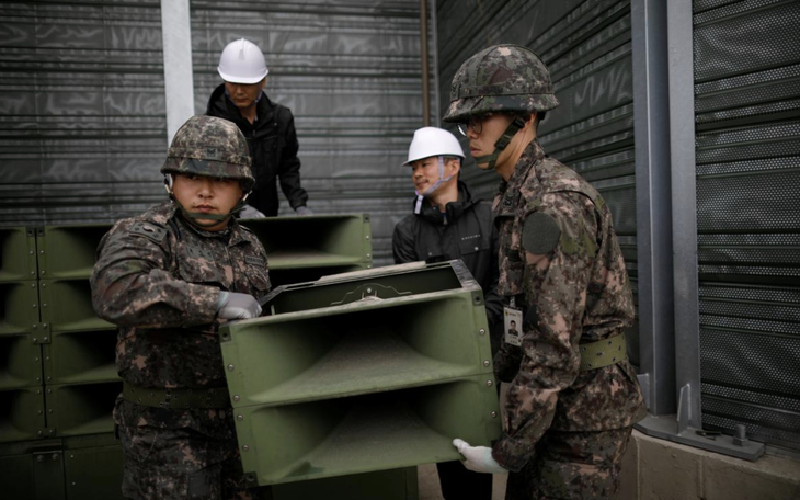 Triều Tiên lắp loa tuyên truyền chĩa qua biên giới, Hàn Quốc cân nhắc đáp trả