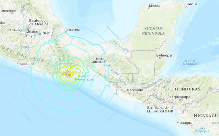 Động đất 7,4 độ richter rung chuyển Mexico, đã cảnh báo sóng thần