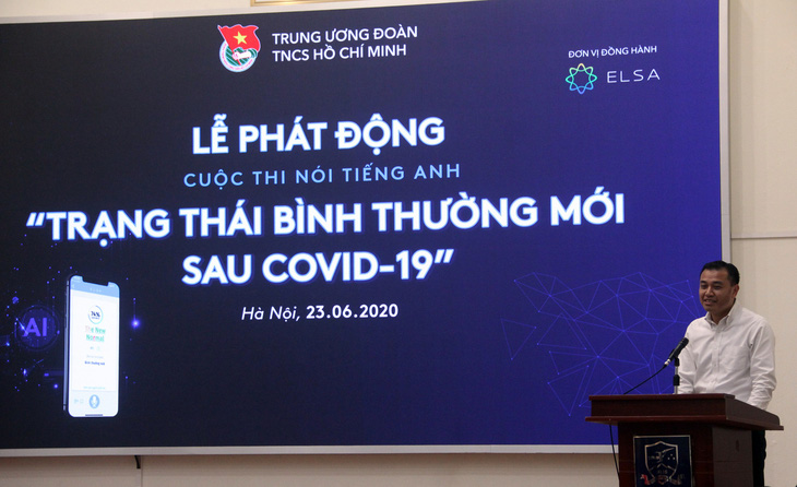 Phát động cuộc thi nói tiếng Anh Trạng thái bình thường mới sau COVID-19 - Ảnh 1.