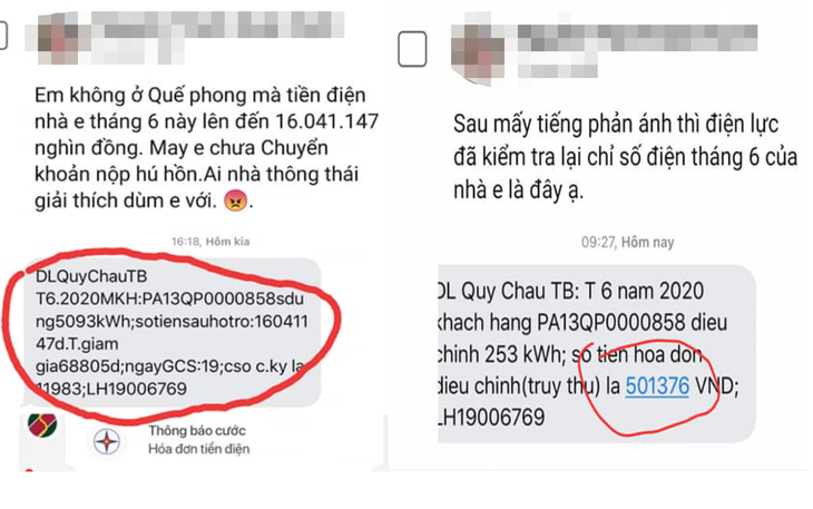 Tạm đình chỉ giám đốc điện lực huyện vụ ‘ghi nhầm’ tiền điện tăng 30 lần