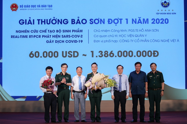 Bộ test COVID-19 được trao giải thưởng Bảo Sơn trị giá 1,3 tỉ - Ảnh 1.