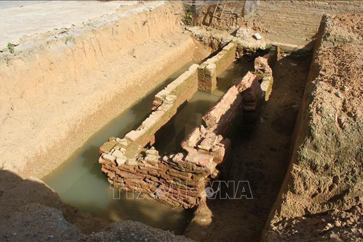 Ninh Bình phát hiện kiến trúc mộ gạch thế kỷ III sau công nguyên - Ảnh 1.