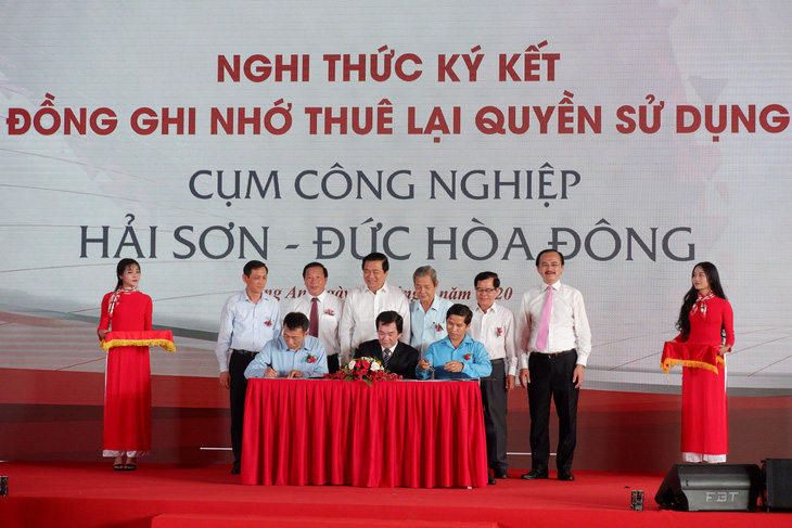 Long An liên tiếp khởi công 5 khu, cụm công nghiệp sau dịch COVID-19 - Ảnh 1.