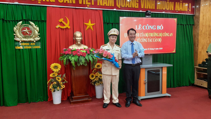 Công an Vĩnh Long có tân phó giám đốc quê Nam Định - Ảnh 1.