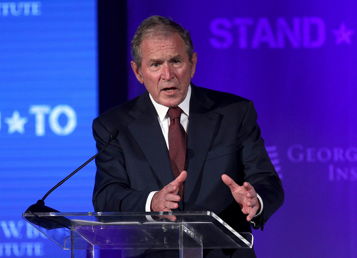 Cựu tổng thống George W. Bush: ‘Hãy lắng nghe nỗi thống khổ của người Mỹ gốc Phi’ - Ảnh 1.