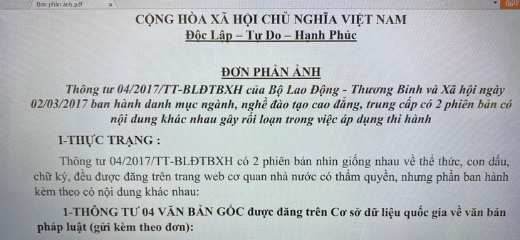 Gửi nhầm văn bản cho địa phương, Tổng cục Giáo dục nghề nghiệp nhận lỗi - Ảnh 2.