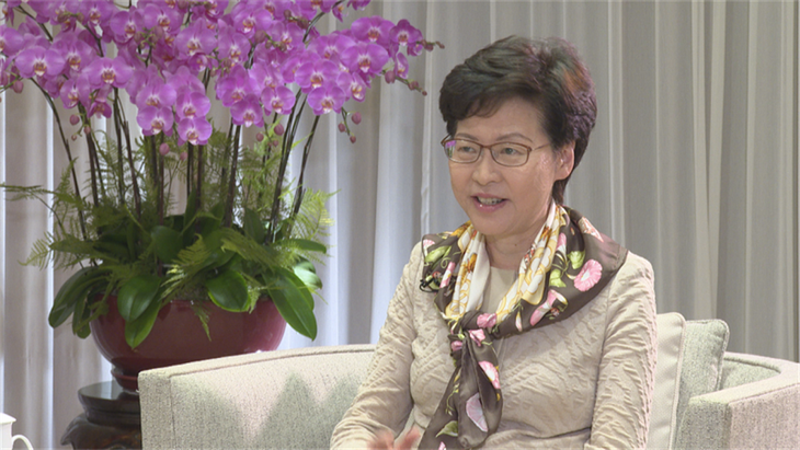 Bà Carrie Lam thấy nhẹ nhõm vì Trung Quốc ủng hộ luật an ninh với Hong Kong - Ảnh 1.