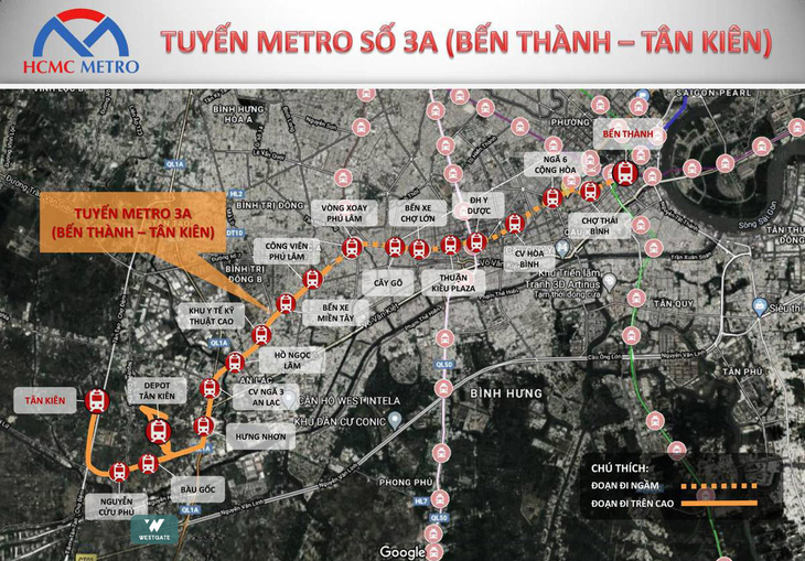 Trung tâm hành chính Tây Sài Gòn và cơ hội từ tuyến Metro 3A - Ảnh 2.