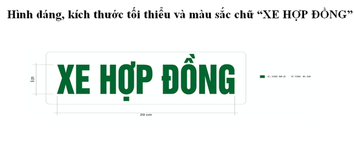 Xe hợp đồng điện tử kiểu Grab và taxi phải niêm yết thông tin gì? - Ảnh 2.