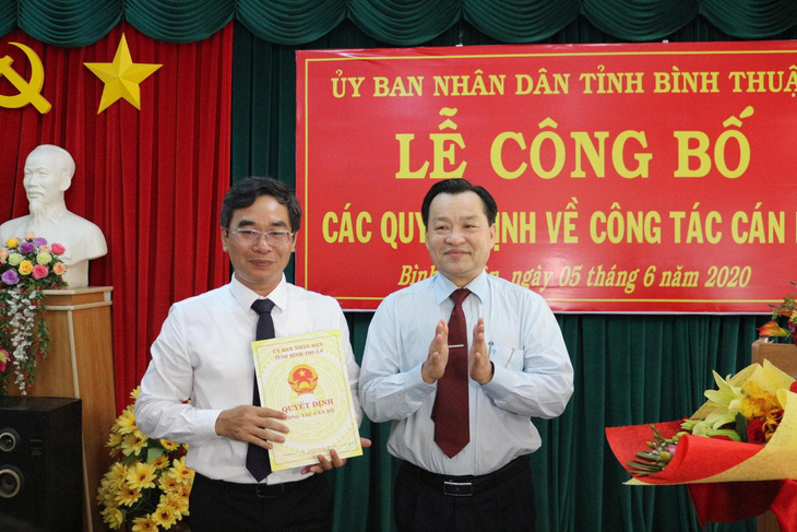 Sở Tài nguyên - môi trường Bình Thuận có giám đốc mới - Ảnh 1.