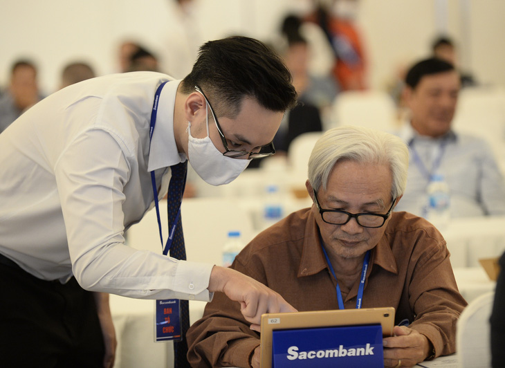 ‘Năm 2022-2023, cổ đông Sacombank sẽ không còn phải than về cổ tức’ - Ảnh 1.