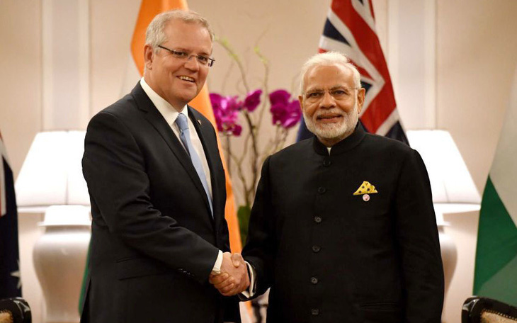 Ấn, Úc bắt tay đối trọng Trung Quốc