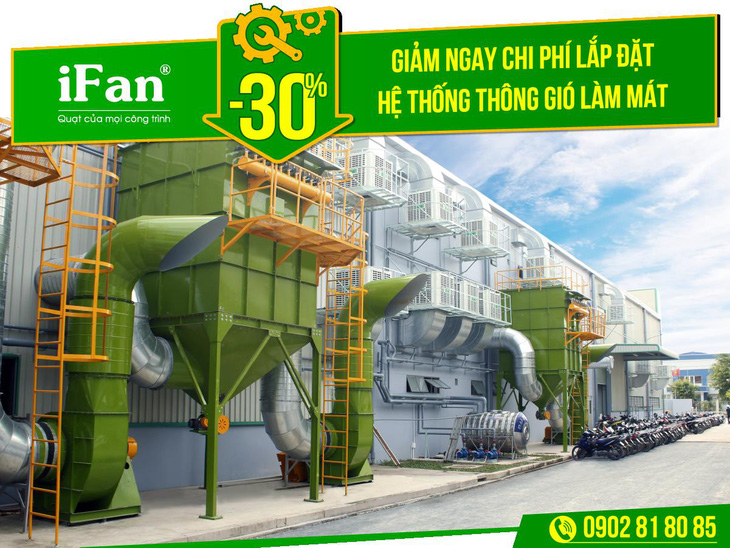 Giảm ngay 30% chi phí lắp đặt hệ thống thông gió làm mát - Ảnh 1.