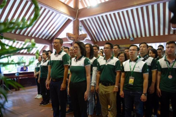 Hơn 700 thanh niên dự hội trại Tuổi trẻ Vietcombank - Sắt son niềm tin với Đảng - Ảnh 6.