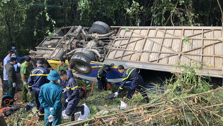 Vụ tai nạn khiến 5 người chết ở Kon Tum: Xe chạy không đúng lộ trình - Ảnh 1.