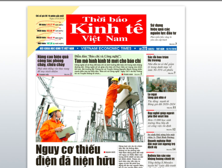 Thời báo Kinh tế Việt Nam đột ngột bị giải thể - Ảnh 1.