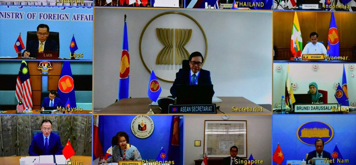 Trung Quốc, ASEAN cam kết tiếp tục đàm phán Bộ quy tắc ứng xử ở Biển Đông - Ảnh 1.