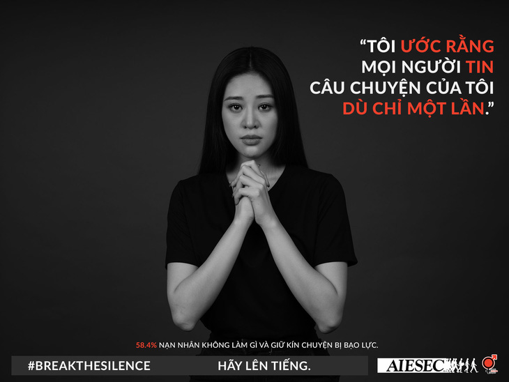 Hoa hậu Khánh Vân phản đối quấy rối tình dục qua Break the silence - Ảnh 2.