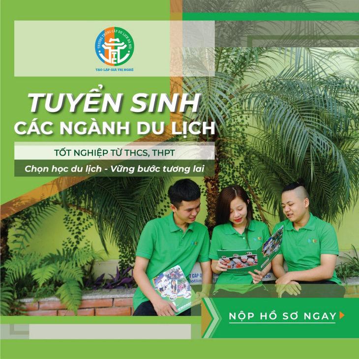 Trường Trung cấp Du lịch Hà Nội tuyển sinh: Nhiều ngành hấp dẫn bạn trẻ - Ảnh 1.