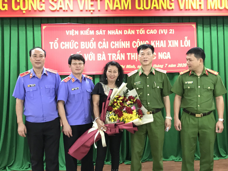 Viện KSND tối cao xin lỗi vì gây oan sai cho luật gia Trần Thị Ngọc Nga - Ảnh 1.