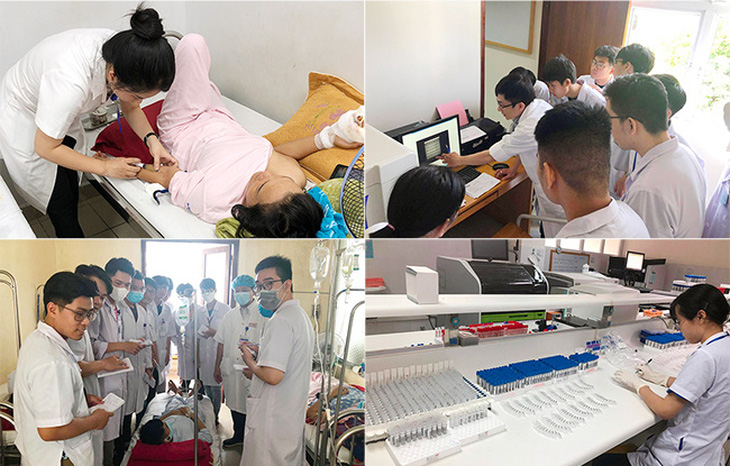 216 sinh viên Y khoa ĐH Duy Tân hoàn thành thực tập lâm sàng tại Bệnh viện TW Huế - Ảnh 2.