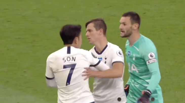 Son Heung Min, Hugo Lloris suýt choảng nhau trong trận Tottenham thắng Everton - Ảnh 2.