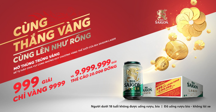 Nhìn lại chặng đường ‘Cùng thắng Vàng, cùng lên như Rồng với Bia Saigon Lager - Ảnh 2.