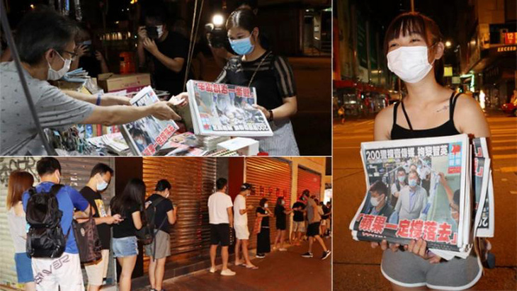 Trùm truyền thông Jimmy Lai bị bắt: dân Hong Kong xếp hàng mua báo, cổ phiếu ủng hộ - Ảnh 1.