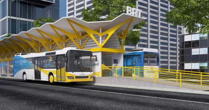 TP.HCM kiến nghị lùi dự án xe buýt nhanh BRT thêm 3 năm - Ảnh 1.