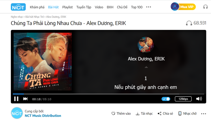 Alex Dương tỏ tình Chúng ta phải lòng nhau chưa cùng Erik - Ảnh 1.