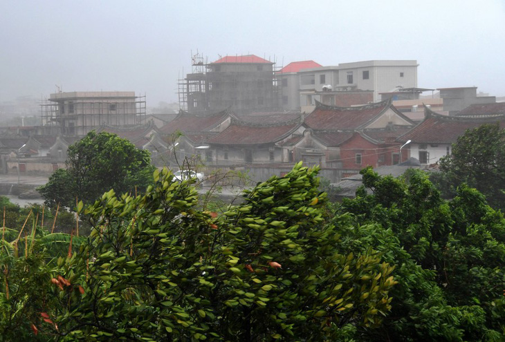 Video bão Mekkhala xé toạc nhà xưởng trong nháy mắt ở Trung Quốc - Ảnh 5.