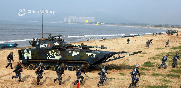 Quân đội Trung Quốc công bố tập trận quanh Đài Loan để bảo vệ chủ quyền - Ảnh 1.