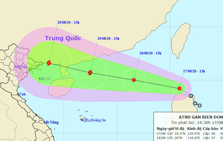 Các tỉnh Bắc Bộ, Bắc Trung Bộ chủ động ứng phó áp thấp nhiệt đới - Ảnh 1.
