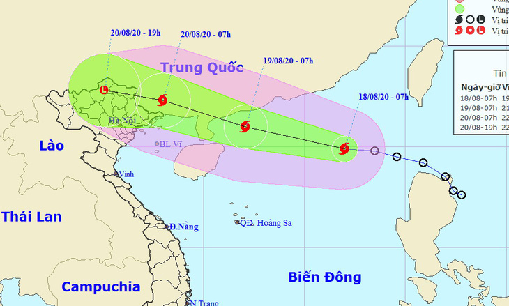 Bão số 4 cách Hoàng Sa 630km, gió giật cấp 10 - Ảnh 1.