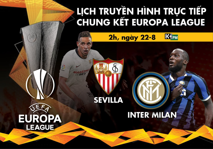 Lịch trực tiếp chung kết Europa League: Sevilla - Inter Milan - Ảnh 1.
