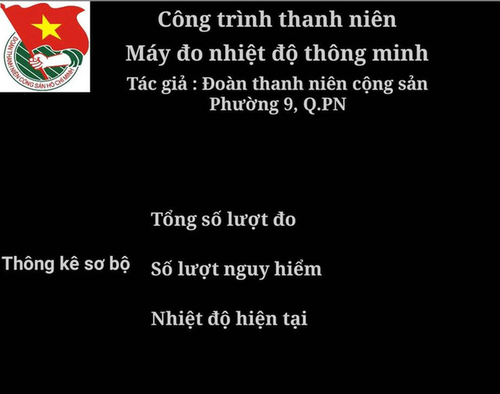 Chế máy đo thân nhiệt tự động hỗ trợ truy vết dịch tễ - Ảnh 3.