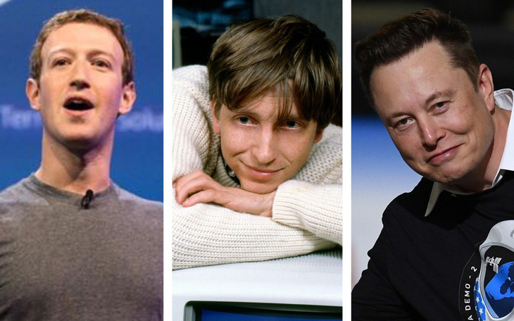 Tỉ phú đôla ngày càng trẻ hóa: Bill Gates ở tuổi 31, Mark Zuckerberg tuổi 23