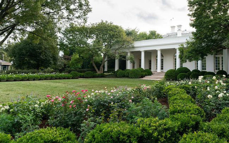 Vườn hồng Nhà Trắng của bà Melania Trump bị chê buồn chán