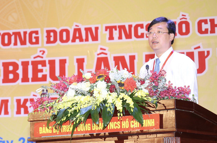 Anh Lê Quốc Phong tái đắc cử Bí thư Đảng ủy Trung ương Đoàn - Ảnh 1.