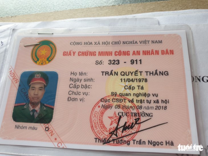 Giả cán bộ Cục Cảnh sát hình sự: Đọc lệnh bắt người để... tống tiền - Ảnh 3.