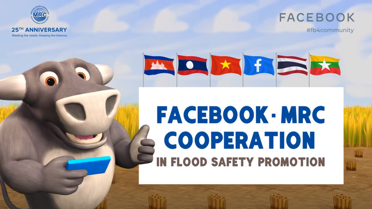Facebook hợp tác cung cấp thông tin cảnh báo lũ sớm ven sông Mekong - Ảnh 1.