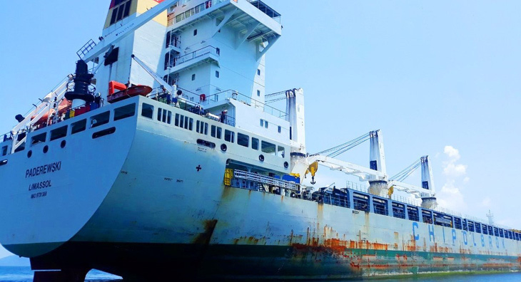 Phát hiện tàu hàng Cyprus neo đậu trái phép trong vùng nội thủy Việt Nam - Ảnh 1.