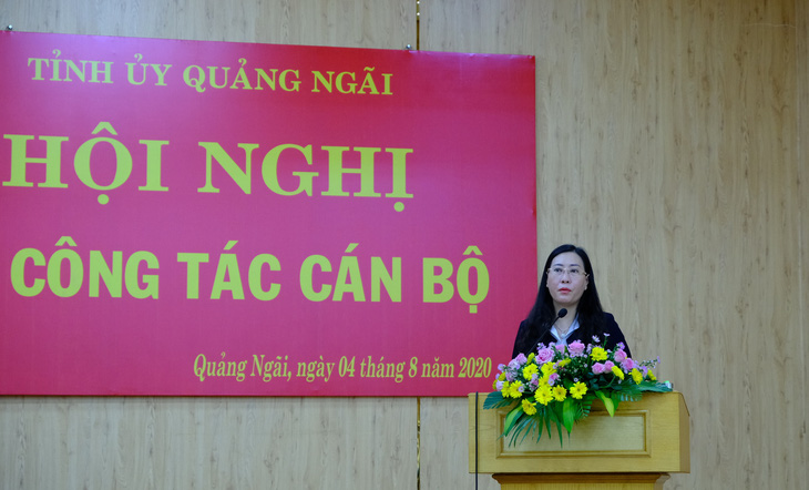 Bà Bùi Thị Quỳnh Vân giữ chức bí thư Tỉnh ủy Quảng Ngãi - Ảnh 1.