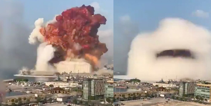 Toàn cảnh vụ nổ ở Lebanon: Vì sao có đám mây hình nấm như bom nguyên tử? - Ảnh 1.