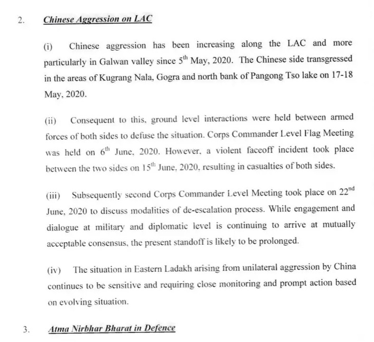 Bộ Quốc phòng Ấn Độ xóa tài liệu thừa nhận quân Trung Quốc xâm phạm lãnh thổ - Ảnh 2.