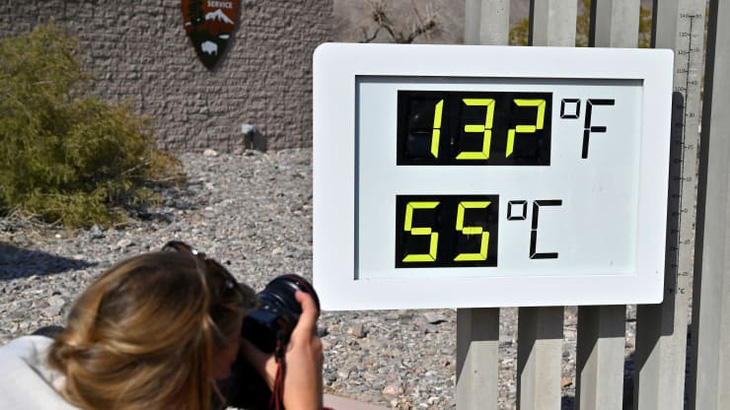 Mùa hè ở Mỹ có nhiệt độ kỷ lục đến 55 độ C - Ảnh 1.