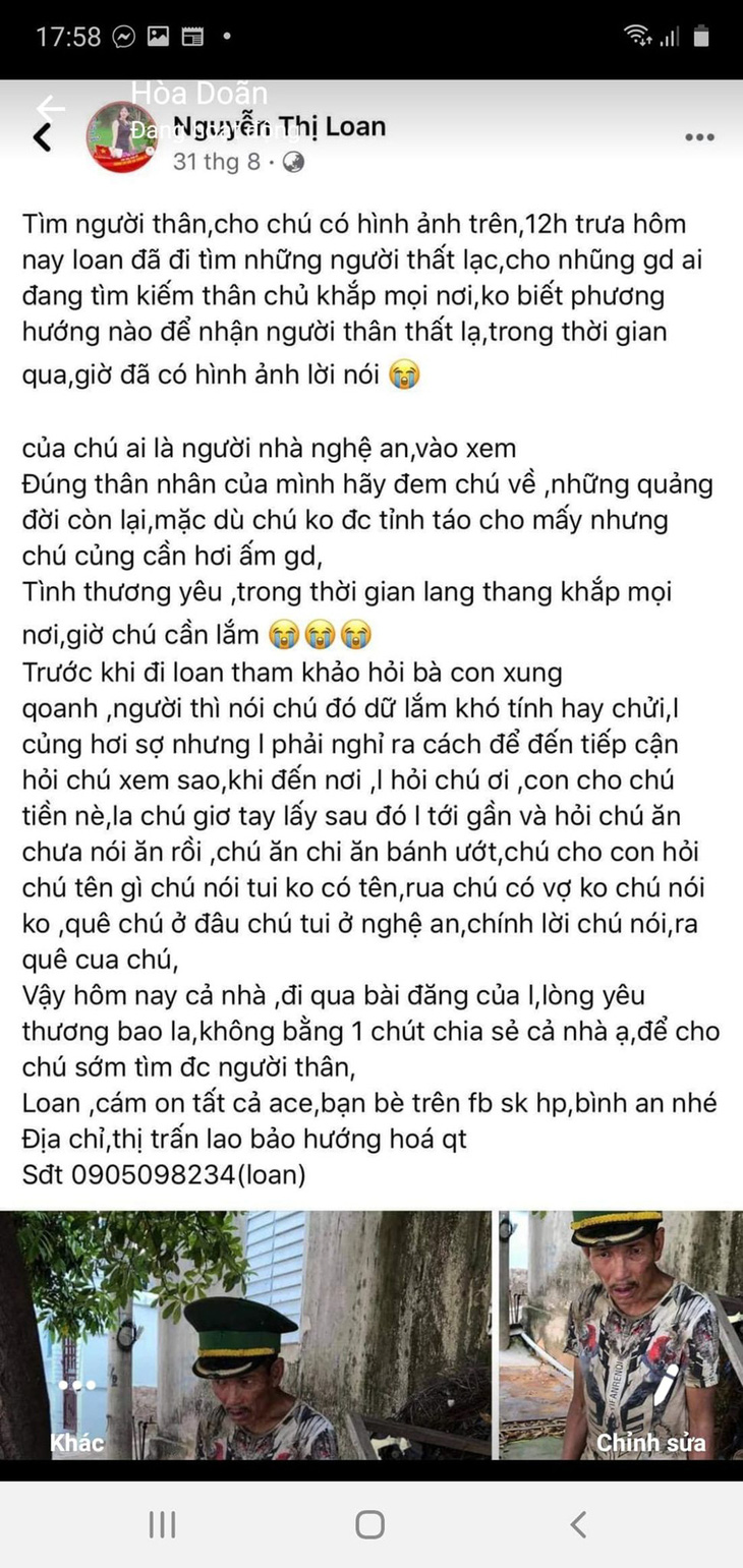 Cuộc trở về sau 23 năm của người đàn ông đã chết ở bãi vàng hoặc đâu đó - Ảnh 3.