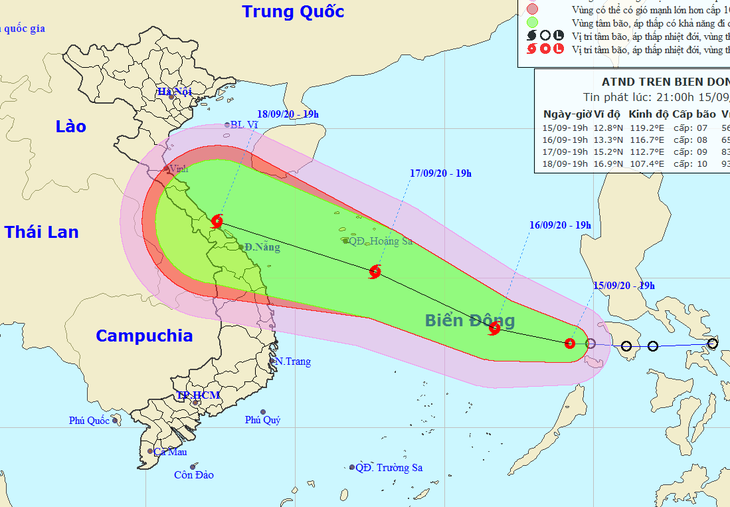 Áp thấp nhiệt đới vào Biển Đông, dự báo mạnh thành bão, biển động mạnh - Ảnh 1.