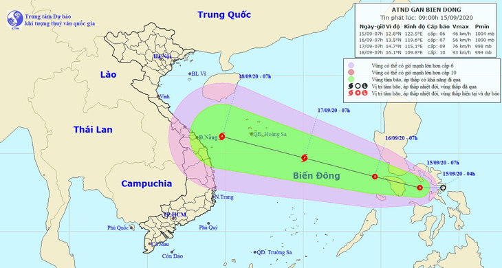 Áp thấp nhiệt đới hướng vào Biển Đông, dự báo mạnh thành bão - Ảnh 1.